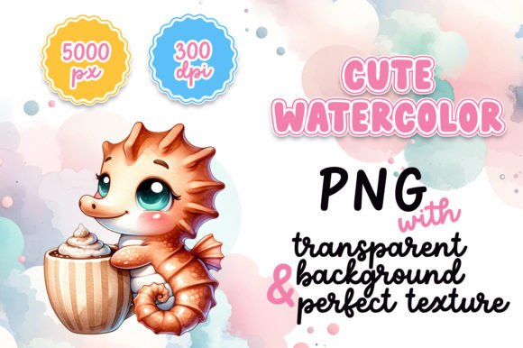 Cute Watercolor Horse Illustrations for Cozy Crafts