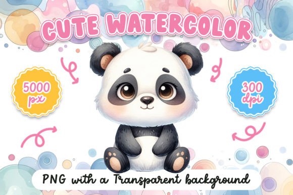 Cute Watercolor Panda: Editorial Illustrations Review