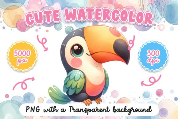 Cute Watercolor Toucan: An Embroidery Design Review