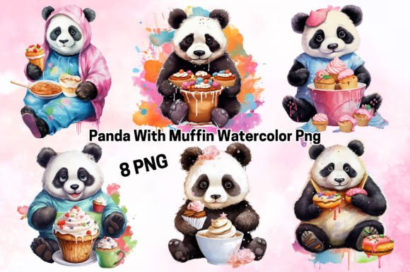 Panda with Muffin Watercolor Png: An Embroidery Review