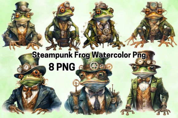 Steampunk Frog Watercolor Png: An Embroidery Review