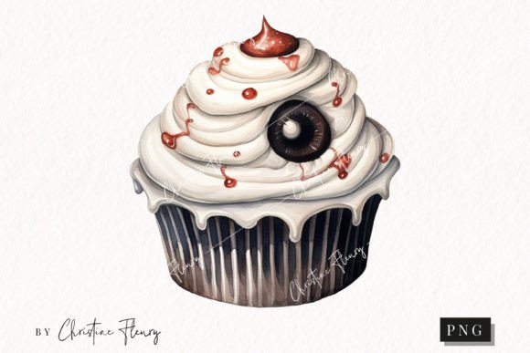 Watercolor Eye Cupcake Clipart: Illustrations Review