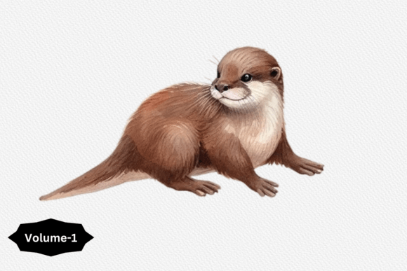 Watercolor Otter Clipart Volume 1 Illustrations Review